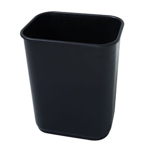 Jastek Rectangular Plastic Waste Bin 39 Litre Black