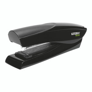 Rapid Eco Flat Clinch Half Strip Stapler Black