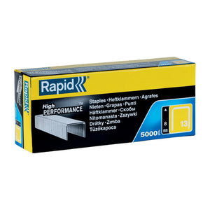 Rapid No.13 Finewire Staples 8mm Box 5000