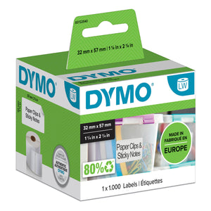 Dymo LabelWriter Multi Purpose Labels 32mm x 57mm - 3D view