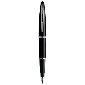 Waterman Carene Black Sea Silver Trim Fountain Pen in Box