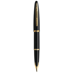 Waterman Carene Black Sea Gold Trim Fountain Pen in Box