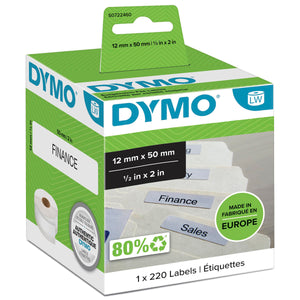 Dymo LabelWriter Suspension File Labels 12mm x 50mm - 3D view