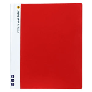Marbig Non Refillable Display Book 40 Pocket Red Box of 10