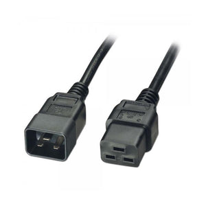 Lindy 0.5m IEC-320 Power Extension Cable C20 Plug to C19 Socket