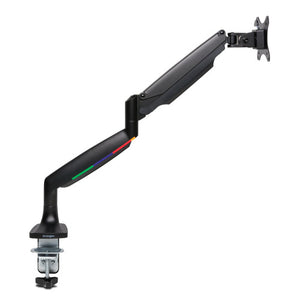 Kensington SmartFit One-Touch Height Adjustable Single Monitor Arm in black with the C-clamp
