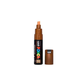 POSCA PC-8K Paint Marker Broad Chisel Tip Brown – water-based paint marker pen
