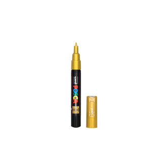 POSCA PC-1M Paint Marker Extra Fine Tip Gold – water-based paint marker pen
