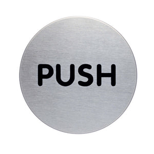 Pictogram Push Sign 65mm