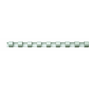 Fellowes Plastic Binding Combs 21 Ring 16mm Round White Pack 100