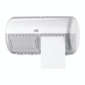 Tork Twin Conventional Toilet Roll Dispenser T4 White