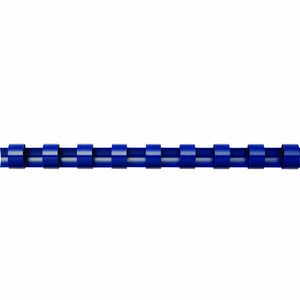 Fellowes Plastic Binding Combs 21 Ring 16mm Round Blue Pack 100