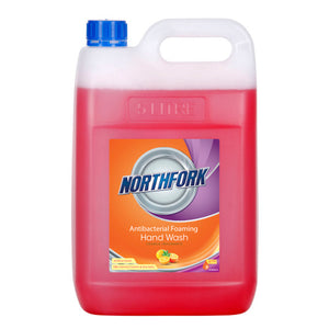 Northfork Foaming Hand Wash Antibacterial Orange 5 Litre Carton of 3