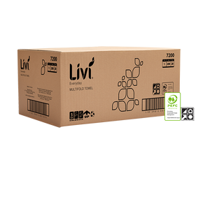 Livi 7200 Basics multifold hand towel carton