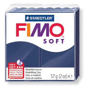 Staedtler FIMO Soft Standard Block Windsor Blue oven-bake polymer clay
