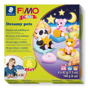 Staedtler FIMO Kids Form and Play Dreamy Pets kids oven-bake modelling clay
