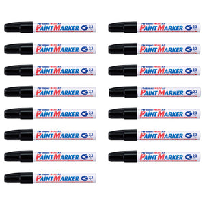 Artline 400 Paint Marker Permanent 2.3mm Bullet Black Box of 12 - image 1