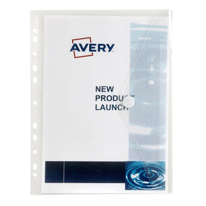 Avery Clear Plastic Binder Wallet 47900 with Filing Strip | Stores loose items in any ring binder or lever arch file