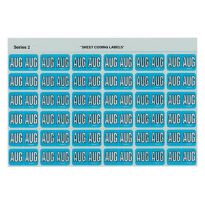 Avery Month AUG Coding Labels 23 x 38mm 180 Pack - image 1