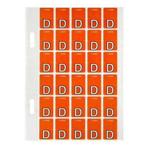 Avery Top Tab Colour Code Label 44404 D 20x30mm 150 Pack | For colour-coded top-tab lateral filing and drawer cabinet systems