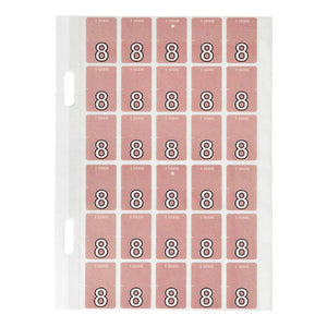 Avery Top Tab Colour Code Labels 8 20 x 30mm 150 Pack - image 1
