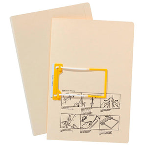 Avery Buff Tubeclip File 84505 Plain Foolscap Box 20 | The standard neutral active file for Australian legal and corporate environments