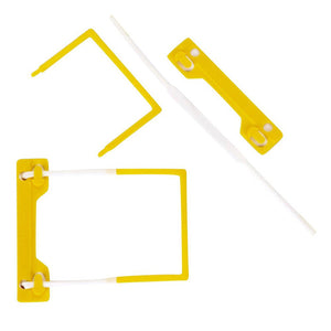 Avery Unitube Fastener 3-Piece Set 44021 White Bulk Box 500 | Cost-effective document fastener for high-volume manilla folder and shelf file use
