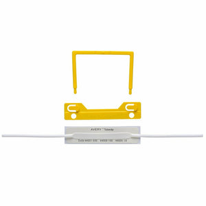 Avery Yellow Tubeclip File Fastener with Base U Piece and Compressor Bar 10 Pack - image 1