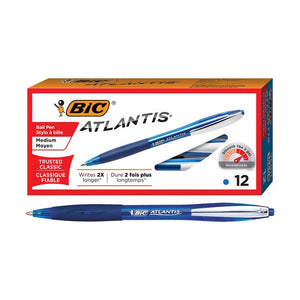 BIC Atlantis Original retractable ballpoint pen in medium blue ink