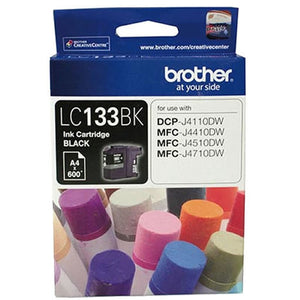 Brother Original High Yield Ink Cartridge LC133BK 600 Pages Black