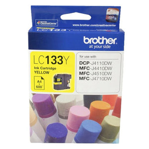 Brother Original High Yield Ink Cartridge LC133Y 600 Pages Yellow