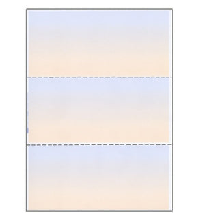 Bala A4 plain paper with 2 horizontal perforations in Blue and Beige, 80gsm, ream of 500 sheets