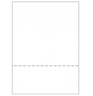 Bala A4 plain paper with horizontal perforation at 92mm, white, 80gsm, ream of 500 sheets