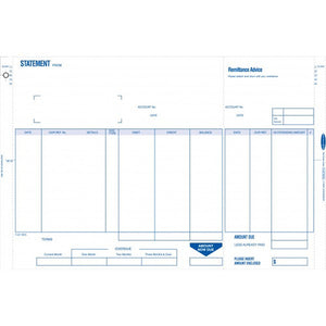 Bala BOS Statement continuous business forms 216 x 330mm, box of 1000