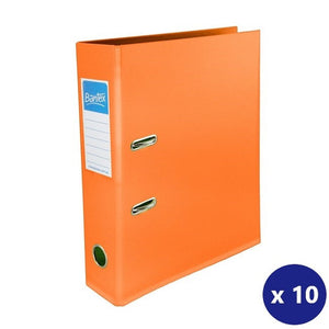 Bantex A4 Fruits Lever Arch File PVC Mango Box of 10 - image 1