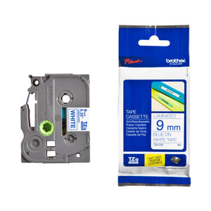 Brother TZe-223 9mm Blue on White Labelling Tape - image 1