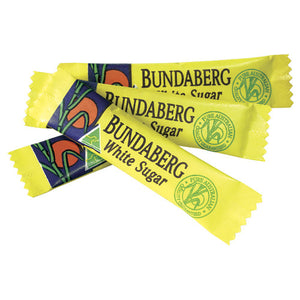 Bundaberg White Sugar Sticks pack of 2000 individual 4g sticks for office and hospitality use