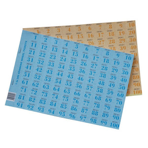 Chocolate Spinning Wheel Tickets 1 to 200
