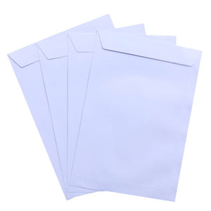 Candida C4 white envelopes 324x229mm plain face peel and seal box of 250