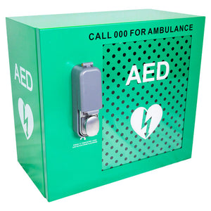 CardiAct Alarmed Outdoor AED Cabinet with Lock 48 x 47 x 31cm - image 1