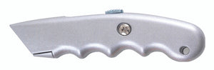 Celco metal alloy utility knife with 18mm snap-off blade and safety push lever, shown on a white background