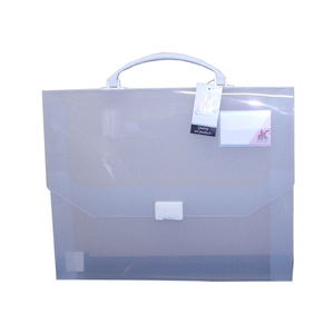 Colby Art 700A3 clear A3 polypropylene carry case with top handle and twin clip fasteners