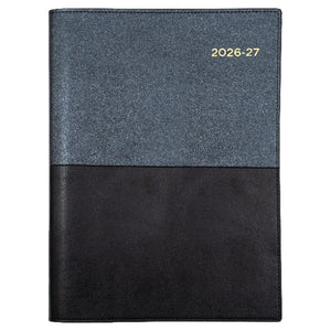 Collins Vanessa Financial Year Diary 2026-2027 A5 Day to Page Black - image 1