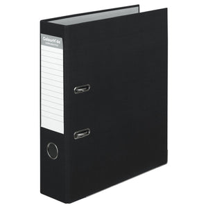 ColourHide A4 Black PE Lever Arch File with contrast lining and spine label - pack of 6