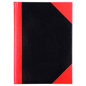 Cumberland Red and Black Gloss A5 notebook 100 leaves box of 6, popular portable business notebook format in quantity