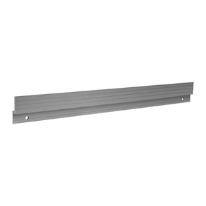 Deflecto Lit-Loc 450mm wall mounting rail, front view