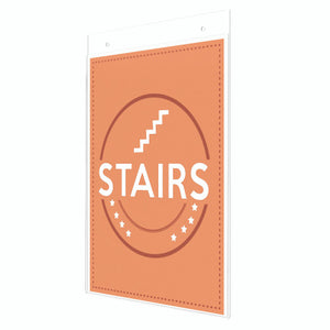 Deflecto Wall Mount Sign Holder A4 Portrait - image 1