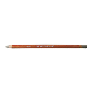 Single Derwent Drawing pencil in Cool Grey, colour 7120, lying flat on white, with a rust-brown wooden barrel, DERWENT DRAWING lettering and a Cool Grey end