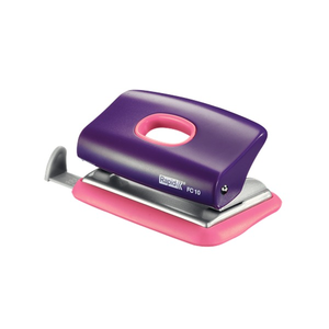 Rapid FC10 2 Hole 10 Sheet Punch Purple Pink