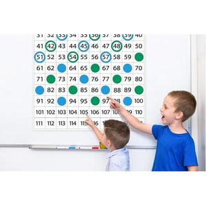1-120 Magnetic Sheet Set 2 Sheets and 240 Magnets Dry Erase